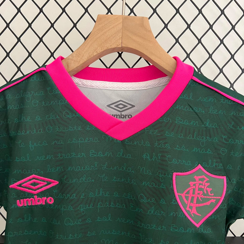 Conjunto Infantil Fluminense III 2023 + PERSONALIZAÇÃO GRÁTIS