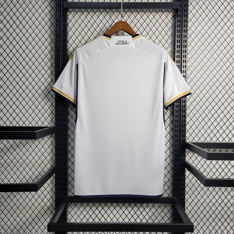 nova camisa 2 real madrid branco dourado vini jr 2023 2024