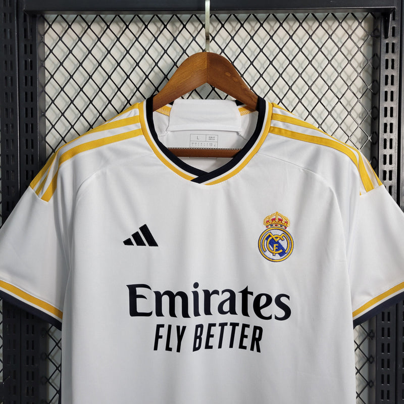 nova camisa 2 real madrid branco dourado vini jr 2023 2024